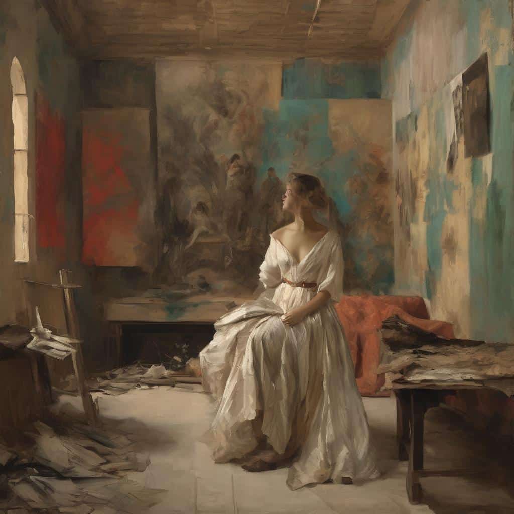 Ζωγραφική με λάδι, καλλιτεχνικό εργαστήριο, ιστορία και τεχνική ζωγραφικής, οικιακό περιβάλλον, διαχρονικό έργο τέχνης, ζωγραφική με λάδι.